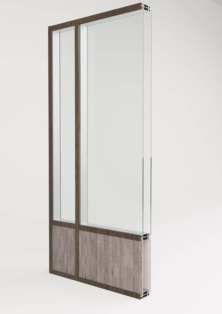 Декорированные перегородки с шумоизоляцией Перегородки с шумоизоляцией с декорированием